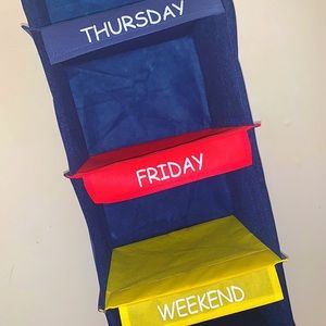 Kids Weekly Clothes Organizer
